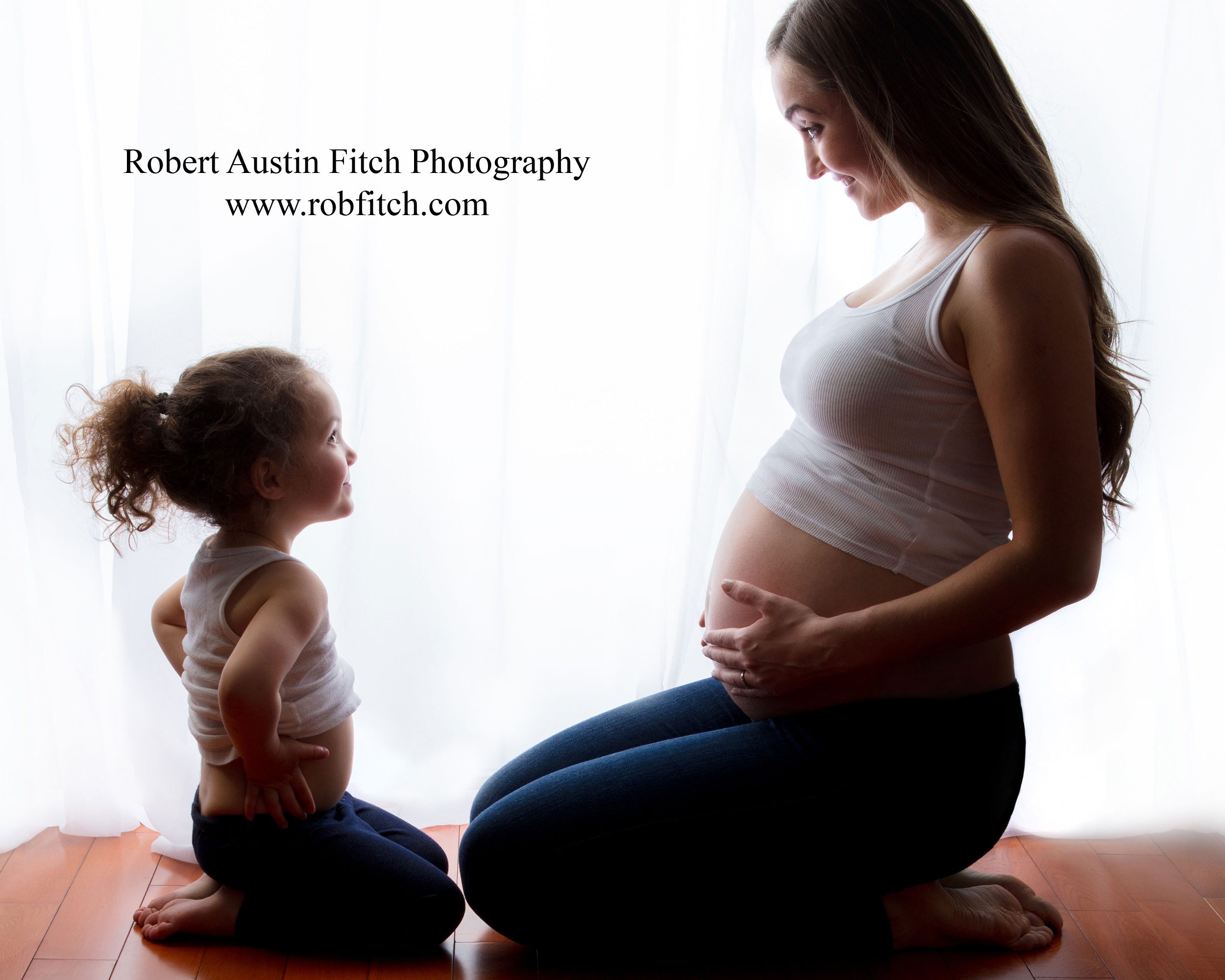 Celebrity Maternity Photo Ideas with Daughter New York City NYC
