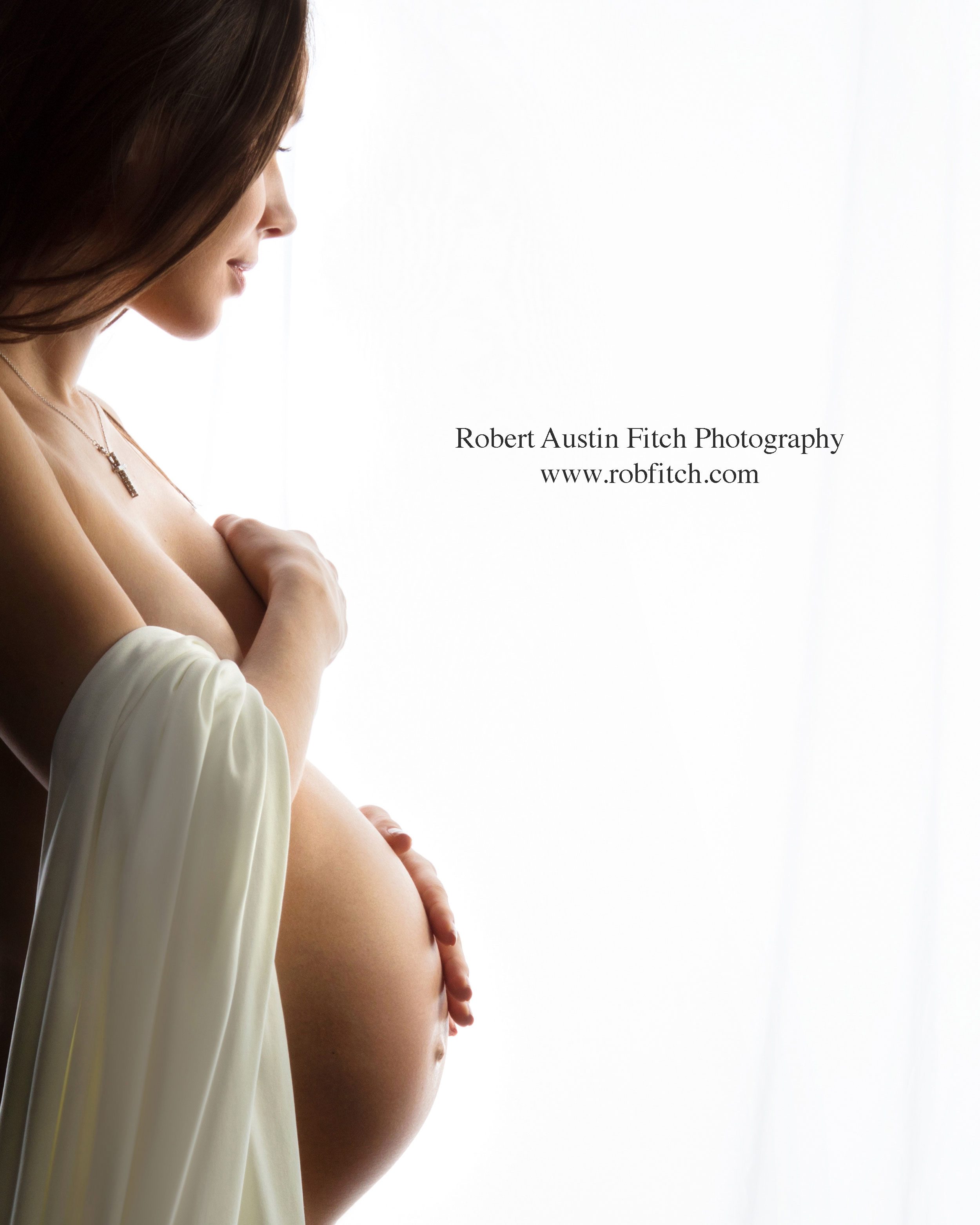 Artistic B&W Silhouette Maternity Photos NJ New Jersey 